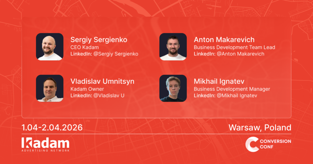 Kadam at Conversion Conf Warsaw - Kadam Blog