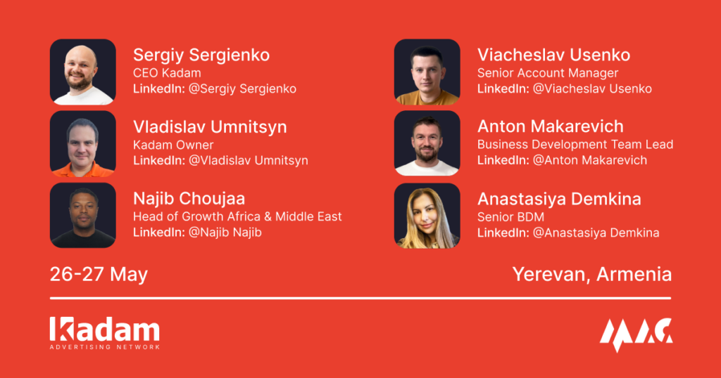 Kadam Is Going to MAC Affiliate in Yerevan - Kadam Blog