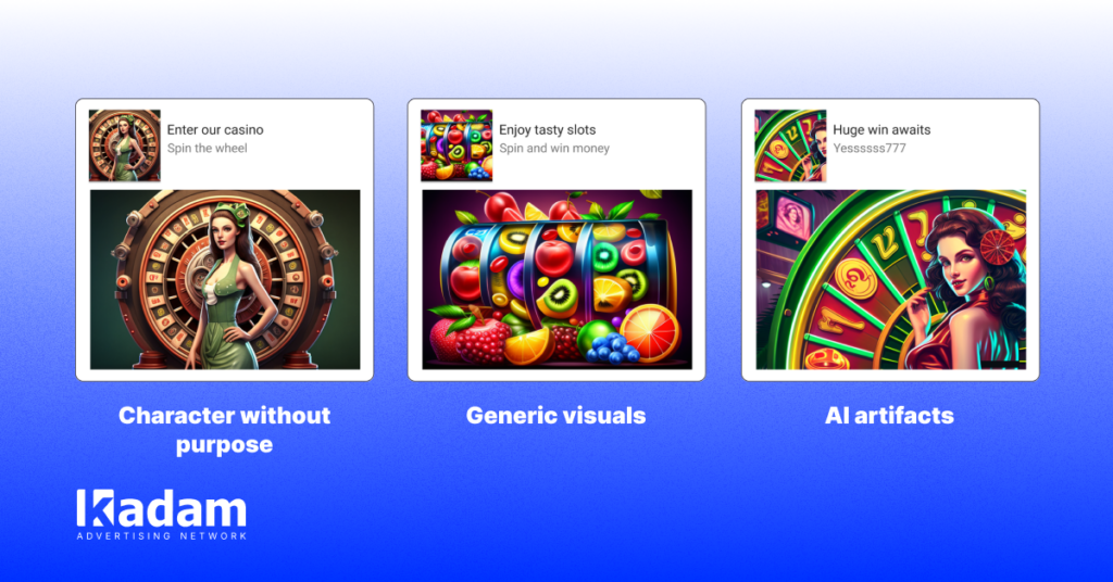 AI Creatives in iGaming: What Really Impacts CTR and Conversions (Data + Cases) - Kadam Blog