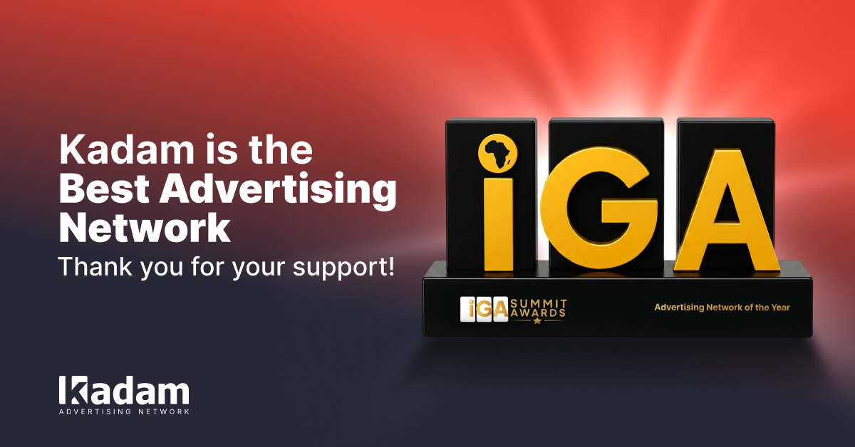 Kadam Wins Best Advertising Network at iGaming AFRIKA Summit Awards 2026 - Kadam Blog