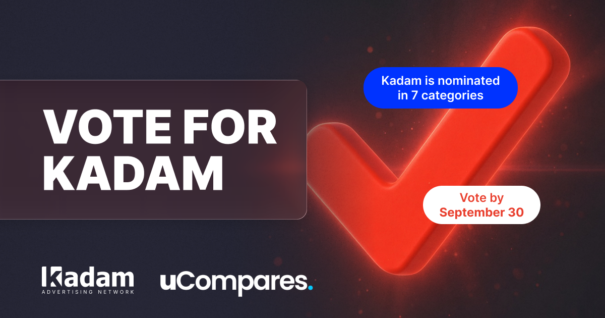 Kadam Nominated in 7 Categories at the uCompares Affiliate Awards 2026 - Latest from Kadam Blog